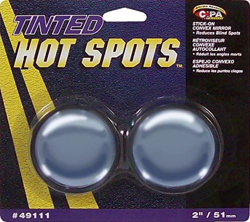 CIPA 49111 Blue Tinted 2" Stick-On Convex HotSpot Mirrors...