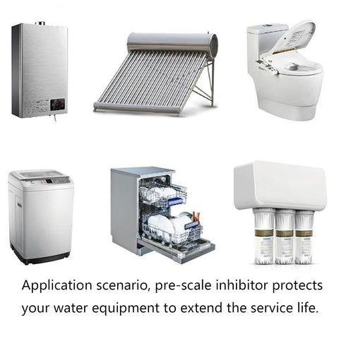 Filter Scale Filters for Showers, Buckets, Water purifiers, Water heaters, dishwashers, pre-Care to Protect Your Equipment Home Water Safety...