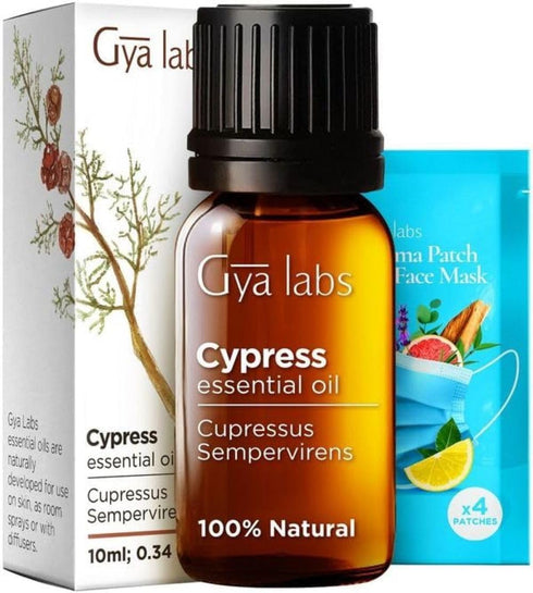 Gya Labs Cypress Essential Oil for Diffuser - 0.34 Fl Oz - 100% Pure Natural Cypress Oil for Candle Making Scent & Aromatherapy - Invigorate & Ref...
