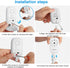 Flexible Twist Mount for ANMEATE SM24 /Babysense V24US /GoodBaby UU24 Video Baby Monitor Without Tools or Wall Damage...