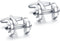 HONEY BEAR Dumbell Weightlifting Silver Sport Cufflinks for Mens Wedding Gift...