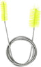 Stainless Flexible Cleaning Brush Double Ended Canister Filter Tube Hose Pipe Clean for Fish Tank Aquarium (Yellow)...