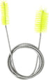 Stainless Flexible Cleaning Brush Double Ended Canister Filter Tube Hose Pipe Clean for Fish Tank Aquarium (Yellow)...