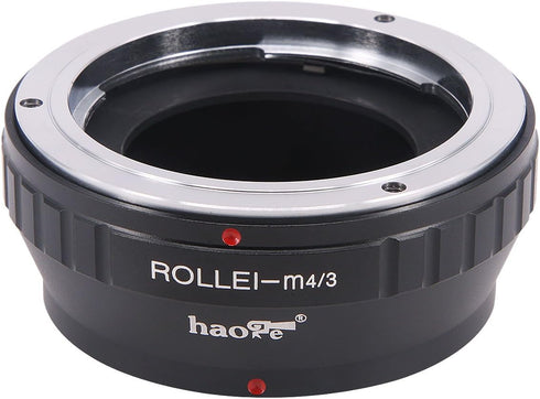 Haoge Manual Lens Mount Adapter for Rollei 35 SL35 QBM Quick Bayonet Mount Lens to Olympus Micro Four Thirds MFT M4/3 M43 Mount Camera...