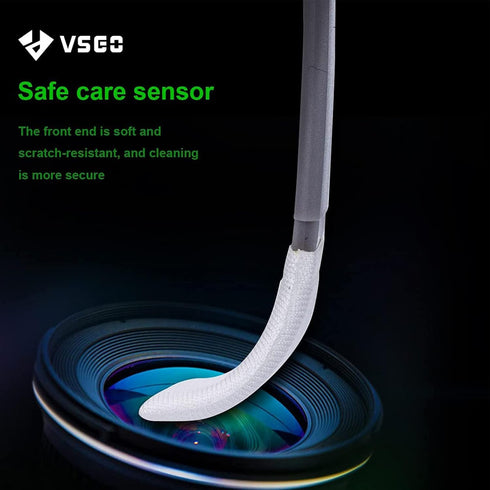 VSGO V-S01E Camera Sensor Cleaning Kit Micro Four Thirds 4/3 Sensor Cleaning 12pcs 12mm Sensor Cleaning Swabs Compatible for DSLR Cameras...
