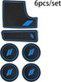 Auovo Anti dust Mats for Charger 2021 2020 2018 2017-2015 Accessories Custom Fit Cup Holder Liners Mats(6pcs/Set, Blue)...