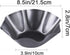 2 Pack 8.5" Nonstick Large Taco Shell Bowl – Carbon Steel Tortilla Maker Shell Pans Baking Molds Tostada for Frying Salad Bowls...