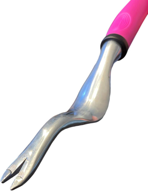 Garden Guru Pink Hand Weeder Tool with Ergonomic Handle - Weed Puller for Planting, Weeding, Flower and Vegetable Care in Lawn Garden Yard | Rust ...