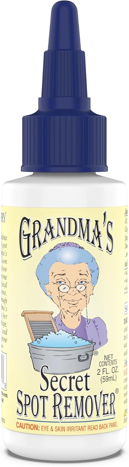 Grandma's Secret Spot Remover - Chlorine, Bleach and Toxin-Free Stain Remover - Stain Remover for Clothes - Fabric Stain Remover Removes Oil, Pain...