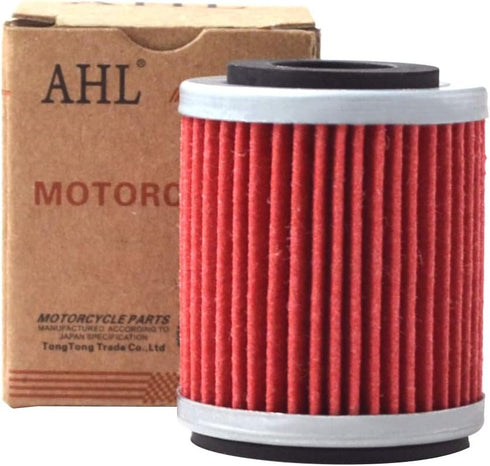 AHL 142 Oil Filter for Yamaha YZ426F YZ426 F 426 2000-2002 YZ250F YZ250 F 250 2001-2002 WR400 F 400 1999-2002 WR426F WR426 F 426 2001-2002 (red)...