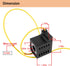 10226-08 Solenoid Coil, for 10 vDC Hydraulic Power Unit,1/2 Hole, Single Lead Wire, Dump Trailer Hydraulic Solenoid Fits Valve Stem Series 08 80 8...