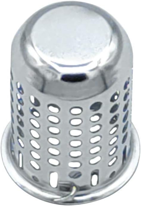 Junior Basket Strainer Stainless Steel Strainer Basket, 2.25 Inch Deep Flange Replacement Strainer with Handle...