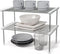 carrotez Cabinet Organizer Shelf, Set of 2 Stackable Kitchen Counter Shelves, Kitchen Cabinet Organizers and Storage, Pantry Storage Shelf Organiz...