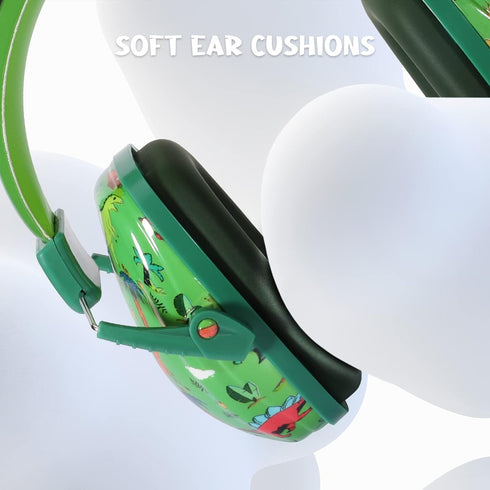 Noise Cancelling Headphones for Kids,Toddlers,Teens Boys Ages 1-12,Dinosaur Ear Hearing Protection Sound Proof Safety Earmuffs for Concerts,Monste...