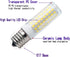 E17 LED Bulb,Dimmable 8W,80W Halogen Bulb Equivalent,800Lm,AC120V,E17 Bulb White 6000k,for Over Counter Microwave Ovens(Pack of 2)...