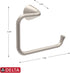 Delta ARV46-DN Arvo Wall Mount Square Open Towel Ring Bath Hardware Accessory in Brushed Nickel...