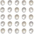 NCB 200pcs 6mm Loose Beads for Jewelry Making, Natural Semi Precious Beads Round Smooth Gemstones Spacer Beads Charms for Necklaces Bracelets (Cle...