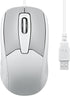 Perixx PERIMICE-209M 3 Button USB Wired Mouse - Optical - 1000 DPI - 5.9 Ft Cable - Beige...