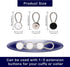 Clothing Button Extender,9 Pack Collar Extenders for Mens Shirts,Neck Button Extender Metal Extension Buckle for Dress Shirt Comfortable Tie Colla...
