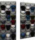 Unjumbly Baseball Hat Rack, 24 Pocket Over-The-Door Hat Organizer with Clear Deep Pockets to Display Baseball Caps Collection, Complete with 3 Ove...
