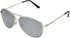 Panama Jack Men's Polarized Mirror Aviator Sunglasses, Shiny Silver, 53...