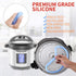 Silicone Sealing Ring for Instant Pot 8Qt, Fits Instant Pot 8 Quart Duo, Lux 8 Quart, Duo Plus, Ultra,Viva, RIO, Pro, Savory Sky Blue & Sweet Cher...