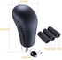 Arenbel Stitched Leather Shifter Stick Knob Replacement Type R Manual Gear Shift Lever Handle Fit Most MT Cars, Black...