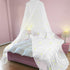 BCBYou Bed Canopy Mosquito Net with Fluorescent Stars Glow in Dark for Baby, Kids, and Adults, for Cover The Baby Crib, Kid Bed, Girls Bed Or Full...