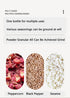 Salt and Pepper mills Grinder 2 in 1 Manual Stainless Steel Salt pulverizer kibbler Mill Herb Spice Grinder Shakers Refillable clean Adjustable Co...