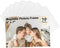 Mingting Magnetic Picture Frame, Holds 5X7 Inches Pictures, Reusable While Magnet Fridge Photo Sleeves for Refrigerator, Locker,Office Cabinet (Wh...