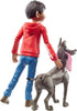 Mattel Disney Pixar Coco Miguel Action Figure, 5.6-in Movie Character Toy with 3.6-in Dante Dog Figure, Highly Posable with Authentic Design, Gift...