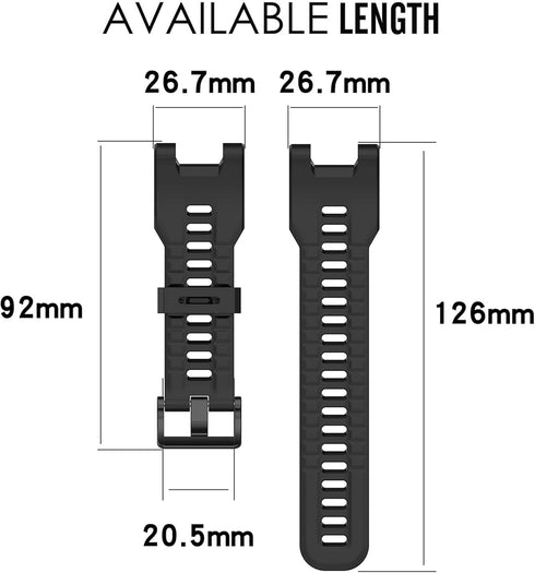 QGHXO Band for Amazfit T-Rex, Soft Silicone Replacement Band for Amazfit T-Rex/T-Rex Pro Smartwatch (No Tracker, Replacement Bands Only)...