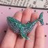 Wixine 2Pcs Blue Full Rhinestone Whale Fish Brooches Women Alloy Dolphin Animal Party Casual Brooch Pins Gifts...