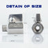 M14 x 1.5 Oil Drain Valve, Oil Drain Plug Quick Valve, Stainless Steel Oil Drain Plug Valve with Copper Crush Washer, for Oil Change, Automotive R...