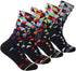 Men and Women Cycling Socks 4 Pairs Sports Socks Comprssion Running Socks (Mixed Color) (Mixed Color) …...