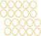 50pcs Adjustable Gold Necklace Golden Dolls Chain Necklace Gold Necklace Prom Miniature Gold Chain Necklace Hip Hop Chain Necklace Toys Princess A...