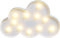 White LED Cloud Marquee Signs, Light Up Cloud Decorative Signs Hanging Hole Nursery Room Night Light for Baby Shower, Party Supply, Christmas Deco...
