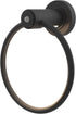 Enbrighten Towel Ring, Motion Sensing, Night Light, Battery Operated, Hand Towel Holder/Hanger for Bathroom, Kitchen, Matte Black, 79181...