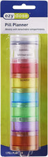 Ezy Dose Weekly Stackable Pill Organizer and Planner ? 7 Compartments Stack and Screw Together...