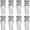 LED Landscape Light Bulbs 1W 12V Yellow White 2200K?7W Low Voltage Light Bulbs Equivalent?Wedge Base T5 Malibu Bulbs, Garden Light Bulbs, Landscap...