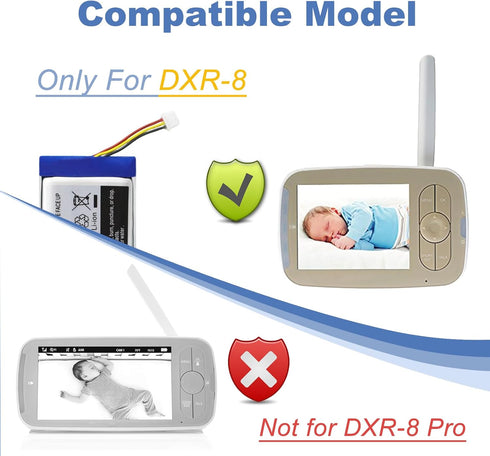 Replacement for Infant Optics DXR-8 Battery: Fits Video Baby Monitor, Sp 803048 Rechargeable Lithium Ion Battery 3.7V ?Not Compatible with DXR-8 P...