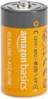 Amazon Basics 12-Pack C Cell Alkaline All-Purpose Batteries, 1.5 Volt, 5-Year Shelf Life...