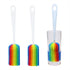 3PCS Cleaning Bottle Sponge Brush with Long Handle Scouring Pad Scrub Brushes for Kitchen Clean Glasses Mugs Cups (Color Random)...