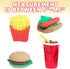 ArtCreativity Pull Apart 3D Junk Food Erasers, Set of 12, Mini Assorted Food Erasers for Kids, Back to School Supplies for Boys and Girls, Birthda...