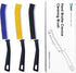 Crevice Cleaning Brush, 3Pcs Hard Bristle Crevice Cleaning Brushes for Household Use, Gap Cleaning Brush, Crevice Brush to Scrub and Clean, Toilet...