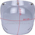 Motorcycle Helmet Bubble Shield Visor (Light Smoke)...