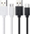 Smays Alexa Cable Replacement for Dot 1st Gen, Dot 2nd Gen, Alexa Car Auto - Includes 6 ft USB-C & Micro-USB Charger Cord, 2-Pack...