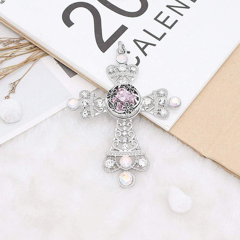 10pcs New Flower Style with Crystal Snap Buttons Charms fit Snap Bracelet Bangles Necklace...