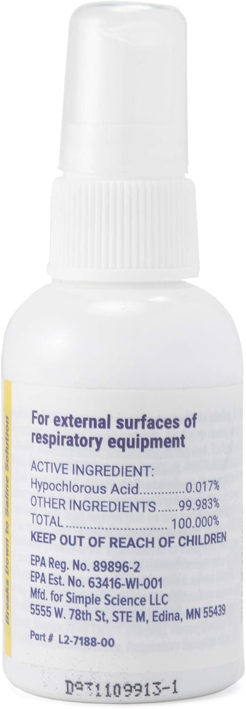 CleanSmart CPAP Disinfectant Spray To Go, Kills 99.9% of Bacteria and Viruses on CPAP Equipment, No Residue, 2 oz (Pack of 3)...
