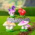 15 Pcs Tiny Mushrooms Colorful Mushroom Tiny Fairy Garden Mushrooms Figurines Little Resin Mushroom for Garden Landscape Bonsai Craft Ornament...